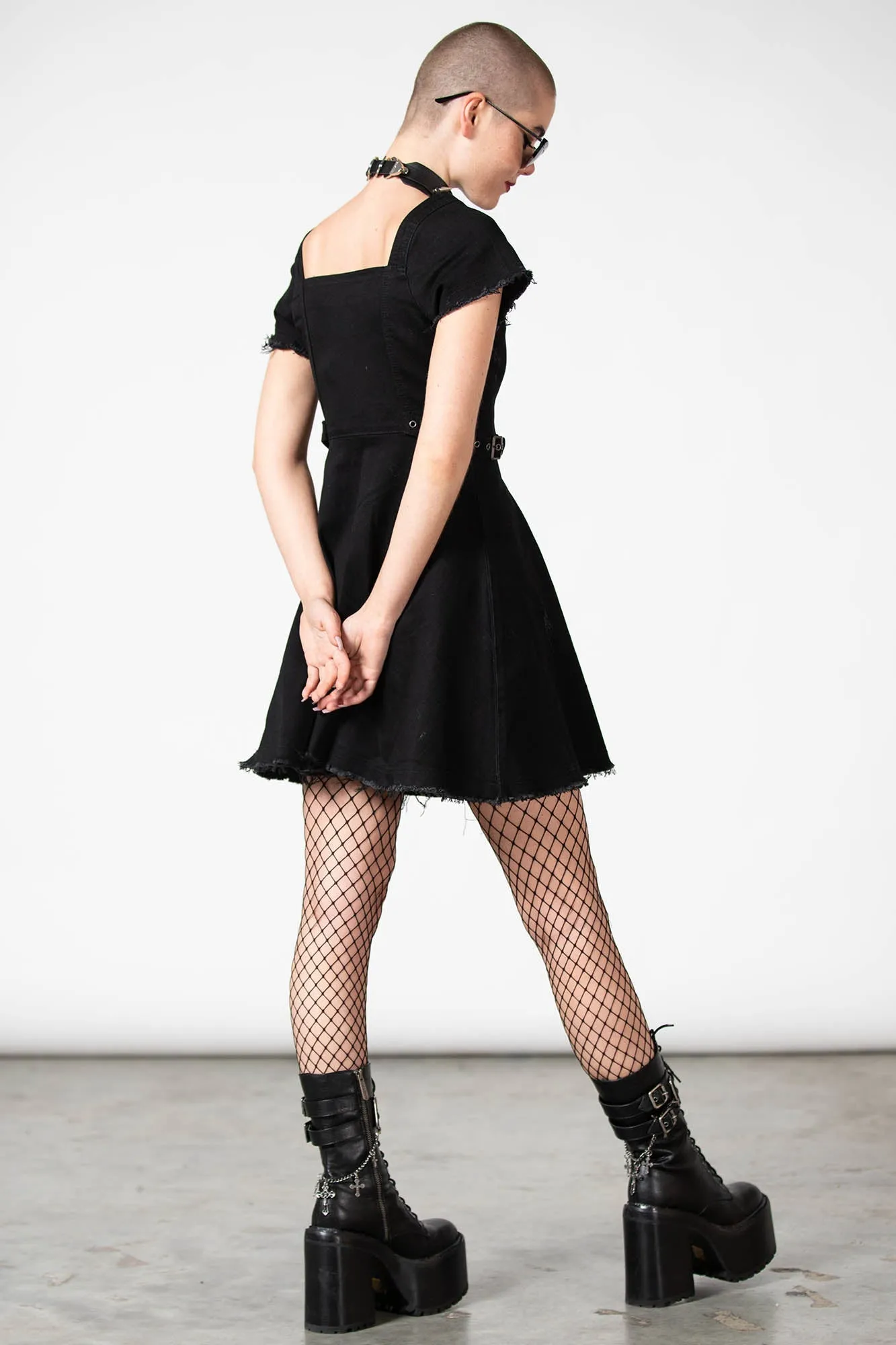 Time Out Zip Denim Dress