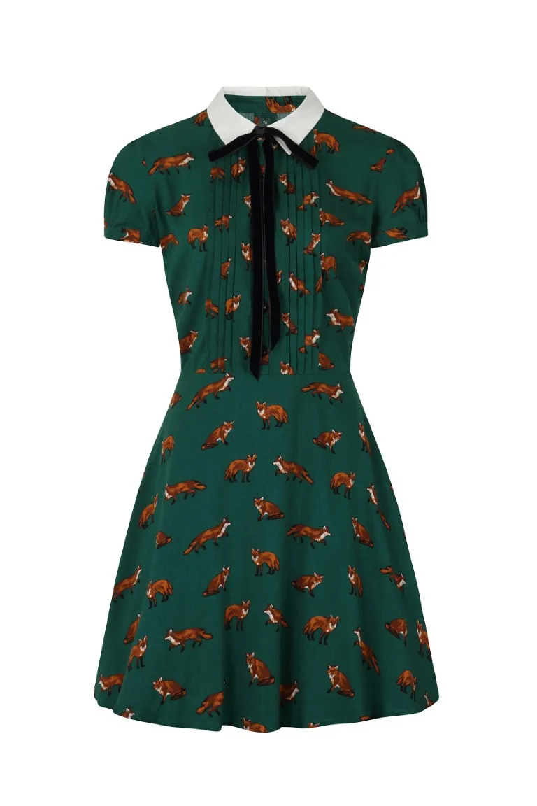 Vixey Foxy Dress in Green