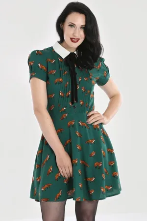 Vixey Foxy Dress in Green