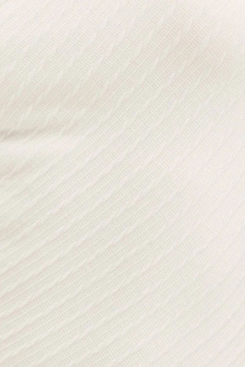 White Maxi Dress Sleeveless One Shoulder Bodycon