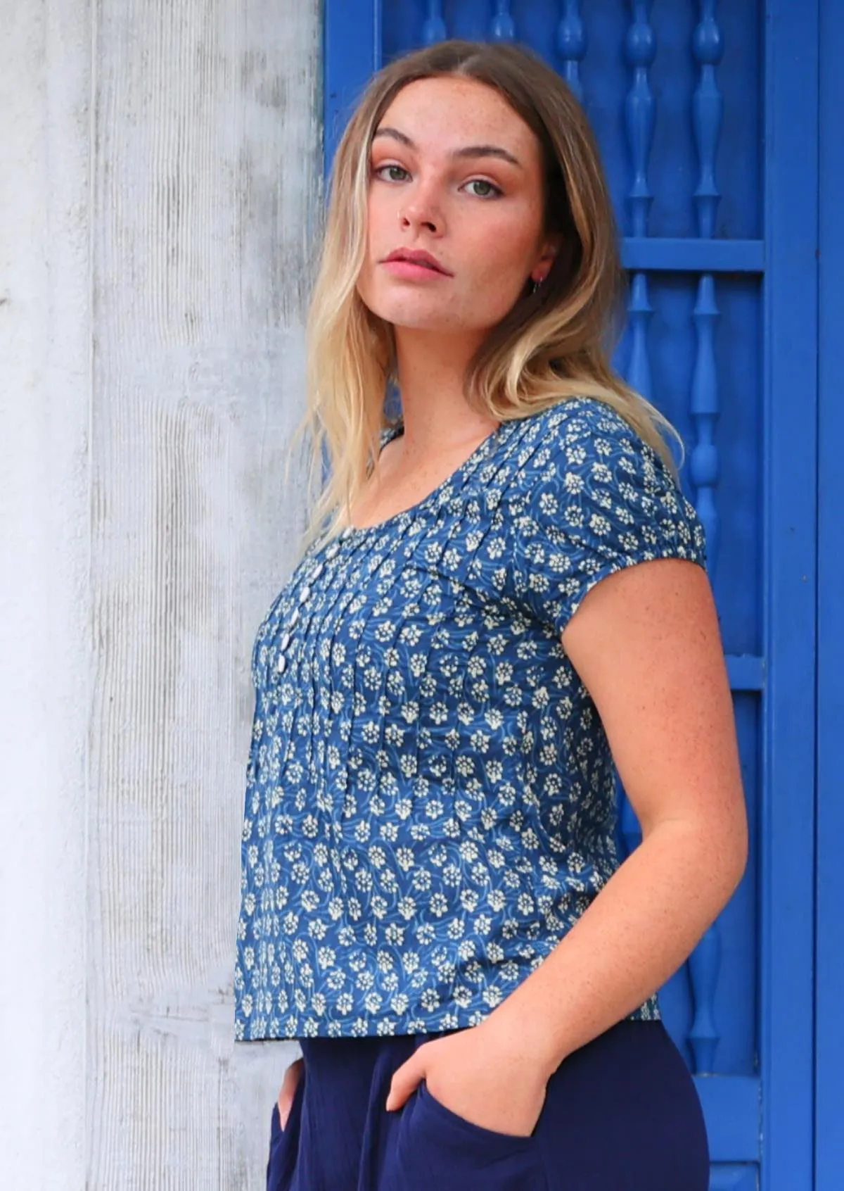 Yasmin Top Bluebell